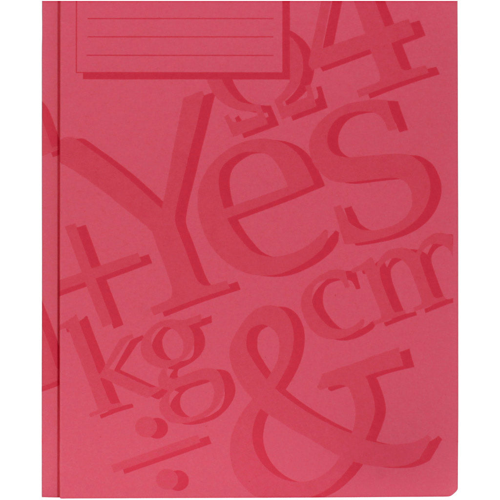Cahier d'exercices, a4, rouge, 100 pièces, 1 boîte