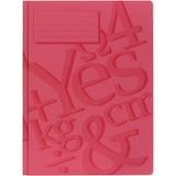 Cahier d'exercices, a4, rouge, 100 pièces, 1 boîte