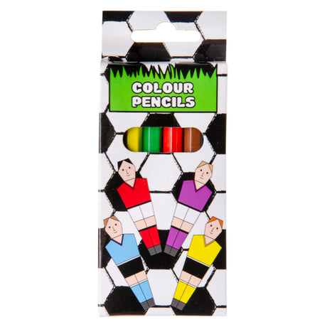 Crayons de couleur Duckiez football, 6 pcs.