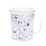 Duckiez colorie ta propre tasse smiley 10 cm | 24 pièces