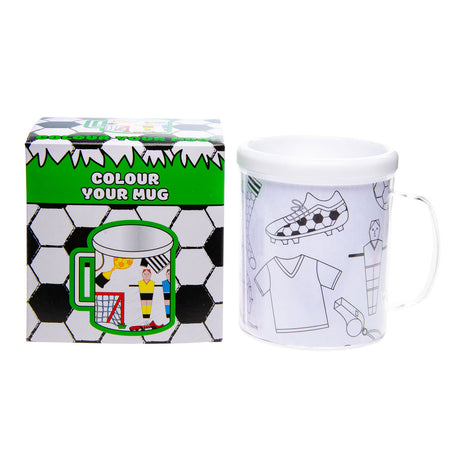 LG imports color your own mug of football