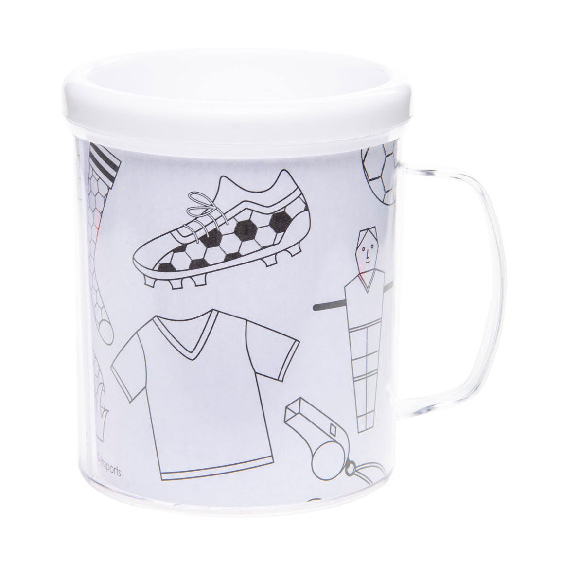Duckiez coloriez votre propre tasse de football