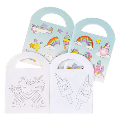 Livre de coloriage Duckiez avec autocollants licorne
