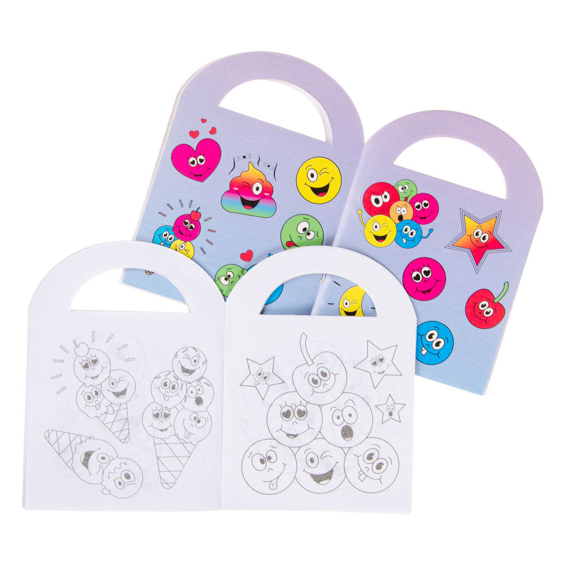 Livre de coloriage Duckiez avec autocollants smiley