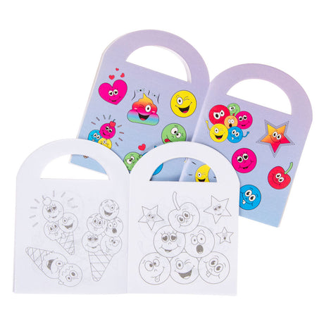 Livre de coloriage Duckiez avec autocollants smiley