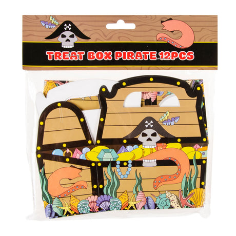 Boîte de distribution Duckiez coffre au trésor des pirates, 12 pcs.
