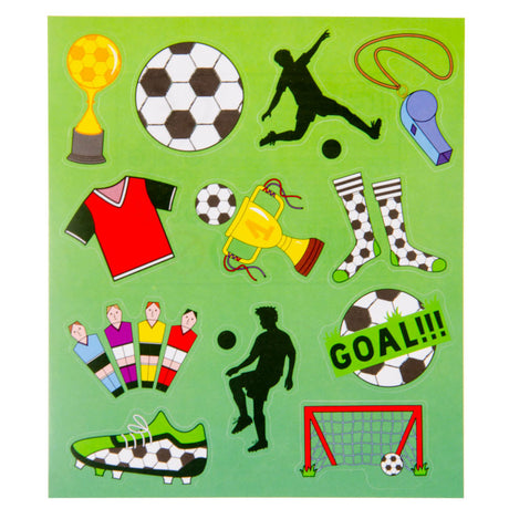 Feuille d'autocollants Duckiez football