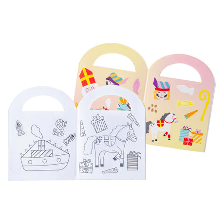 Livre de coloriage Duckiez avec autocollants Sinterklaas