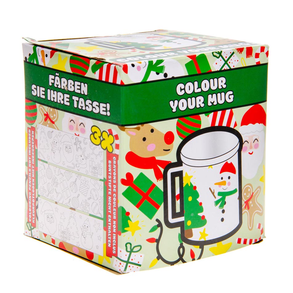 Colorez votre propre tasse de Noël