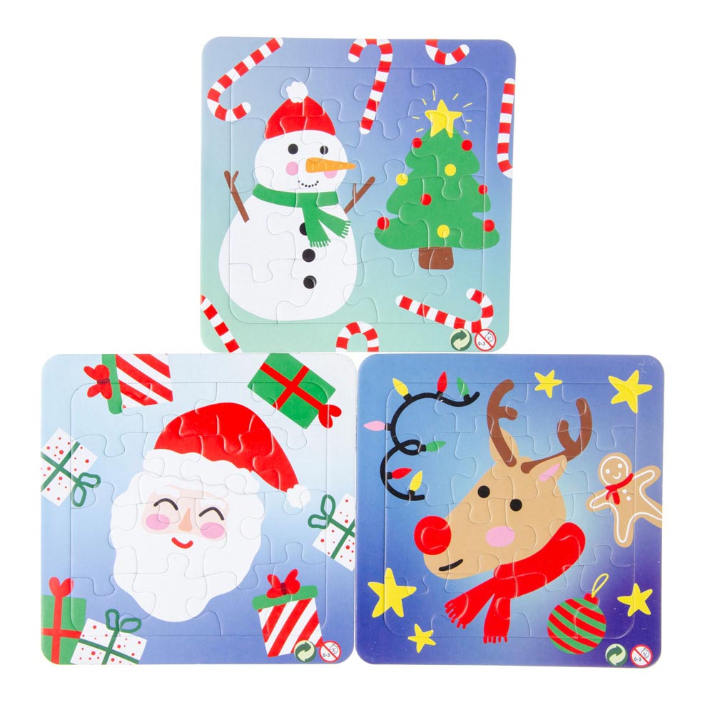 Mini puzzle de Noël Duckiez, 16 mcx.