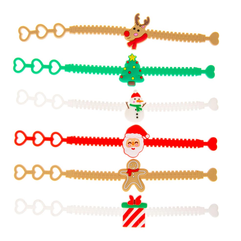 LG-Imports Bracelets de Noël, lot de 12