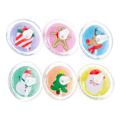 Toupie Duckiez Noël, lot de 12 pcs.