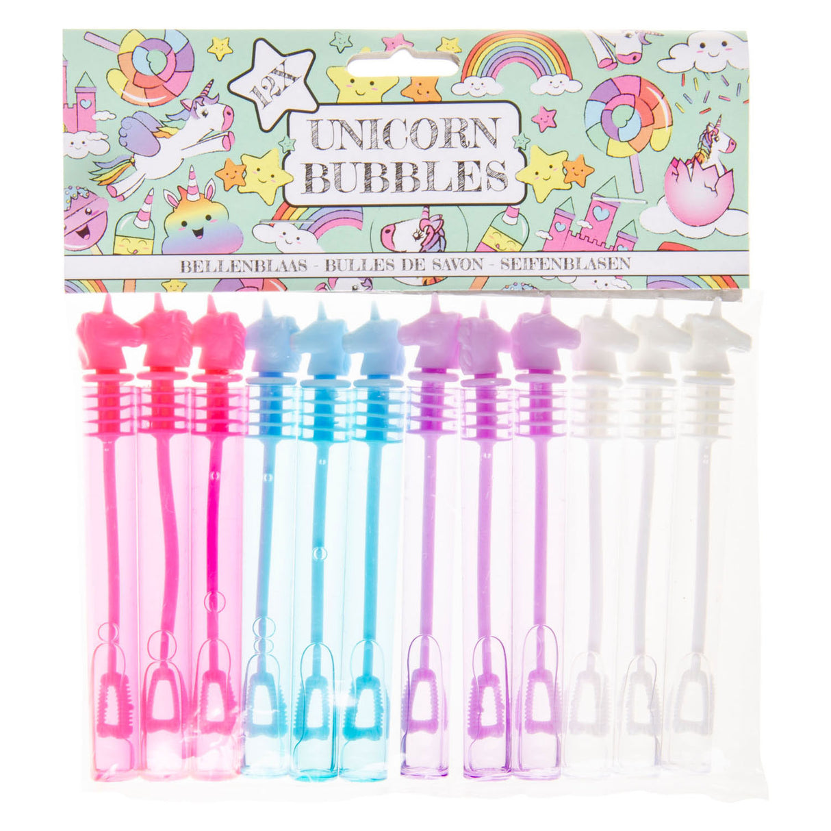 Souffleurs à bulles licorne Duckiez, 12 pcs.