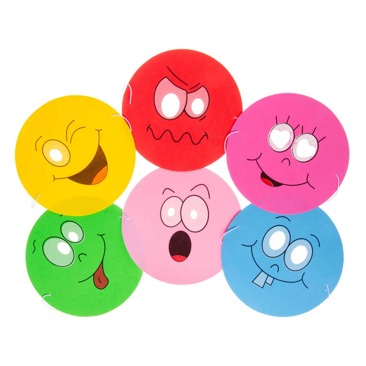 Masque en mousse Duckiez visage souriant