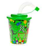Coupe Duckiez avec couvercle et football de paille, 12e.