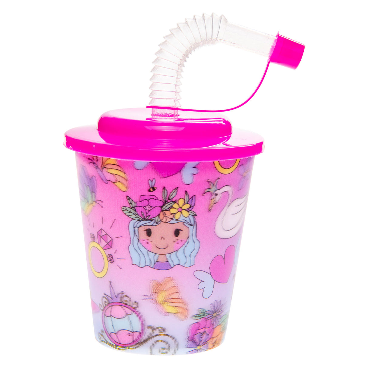 Coupe Duckiez avec couvercle et princesse de paille, 12e.