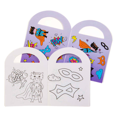 Livre de coloriage Duckiez avec autocollants de super-héros