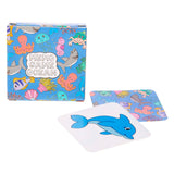 Duckiez mini jeu mémo animaux marins, 28 cartes