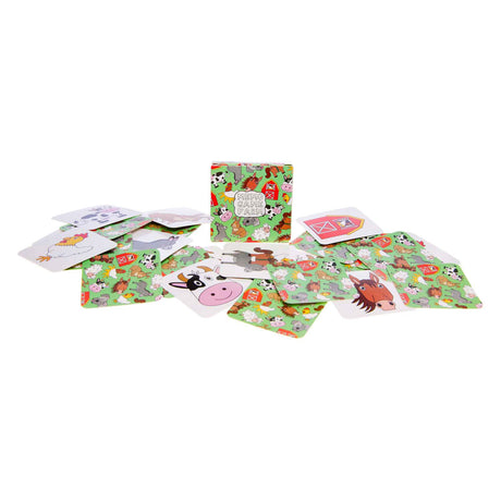Duckiez mini jeu mémo animaux de la ferme, 28 cartes