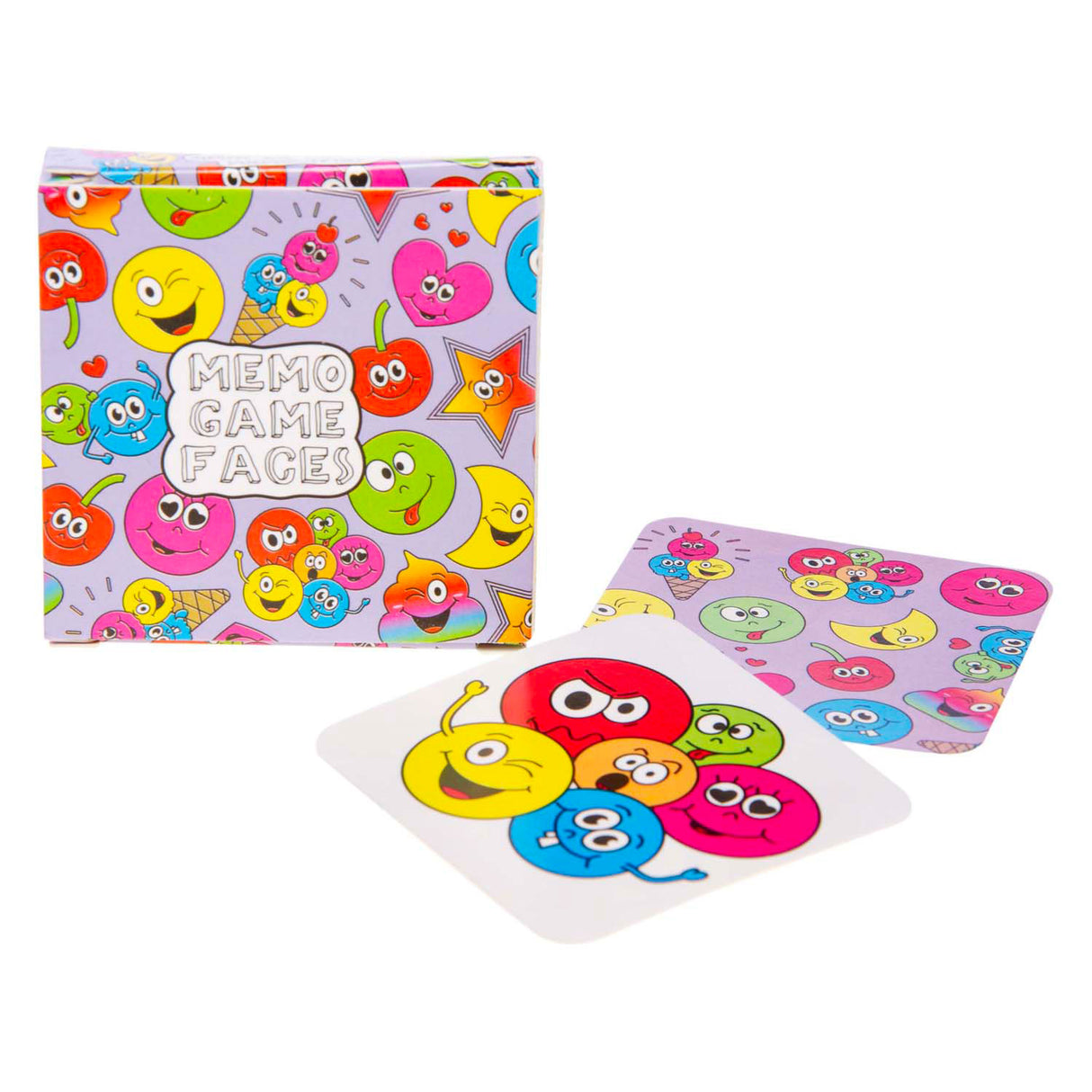 Duckiez mini jeu de mémo smiley, 28 cartes