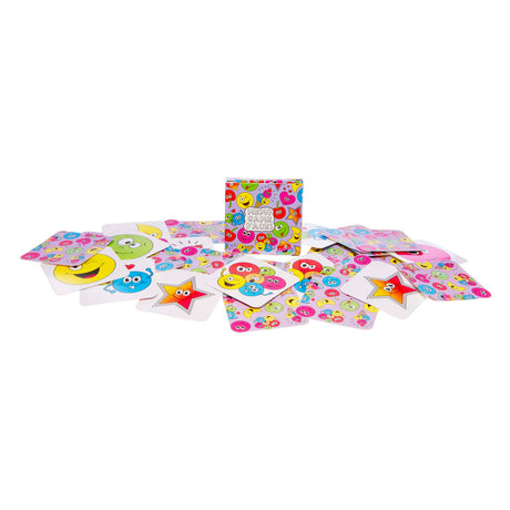 Duckiez mini jeu de mémo smiley, 28 cartes