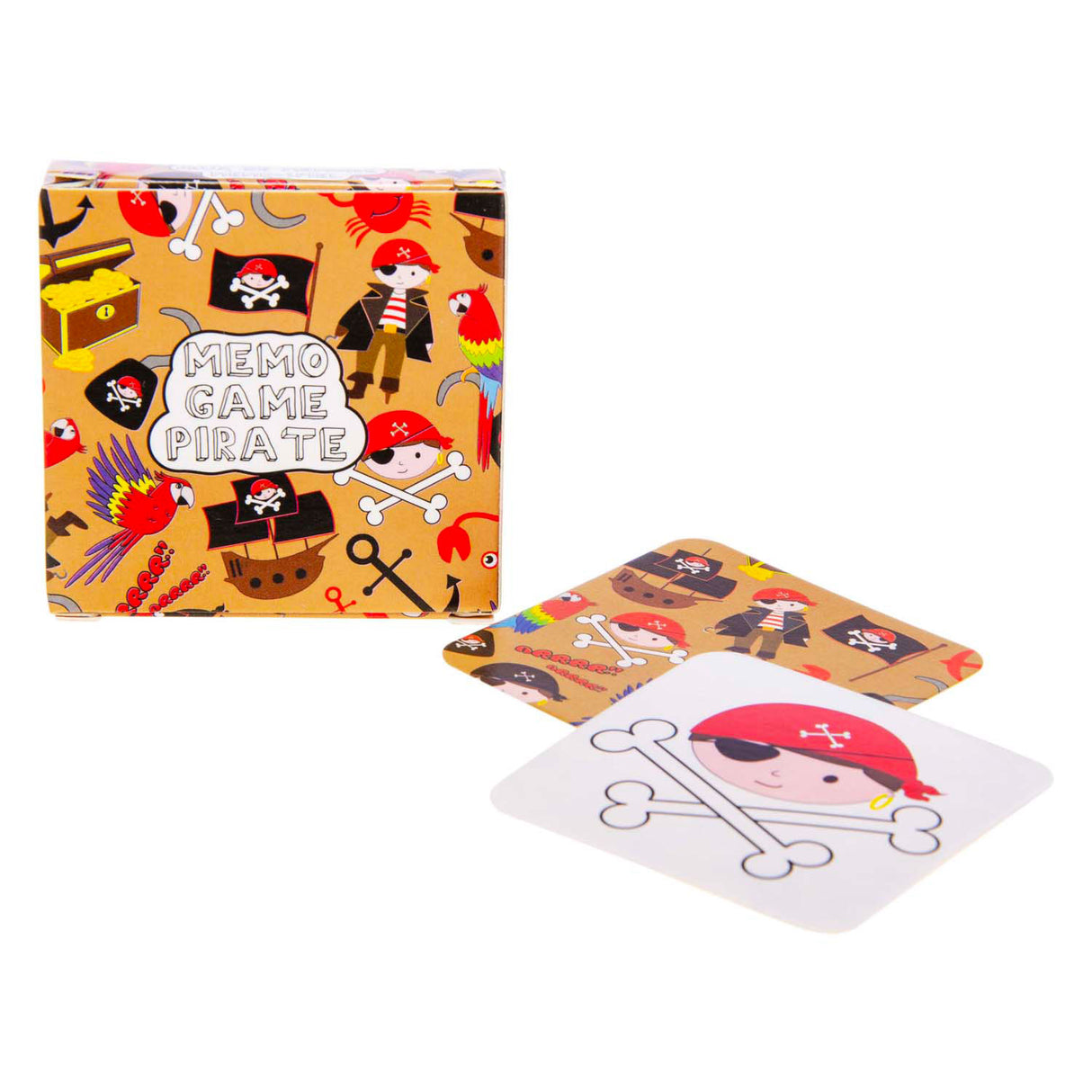 Duckiez mini jeu mémo pirate, 28 cartes