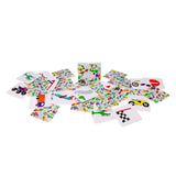 Mini véhicules de jeu mémo Duckiez, 28 cartes