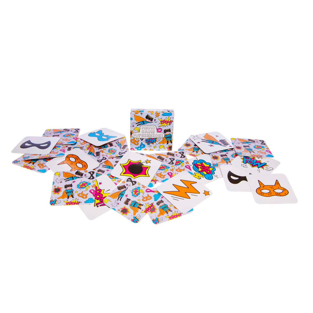 Duckiez mini jeu mémo super-héros, 28 cartes