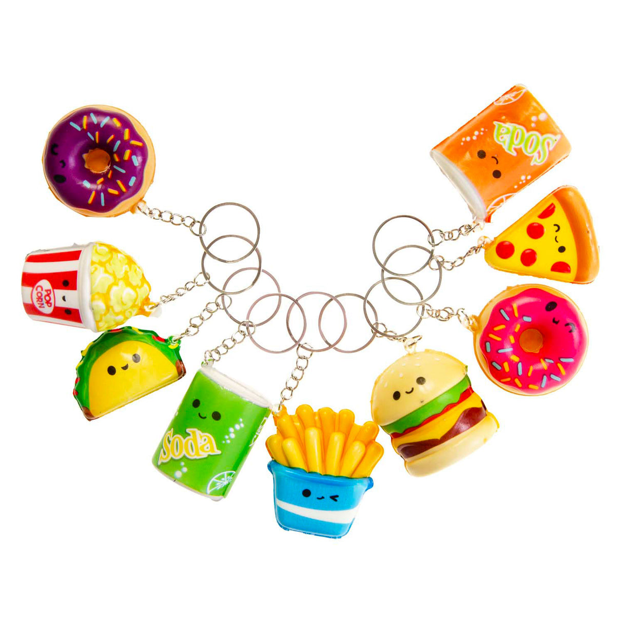 Duckiez porte-clés mousse gourmands