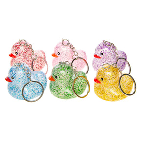Duckiez porte-clés canard pailleté