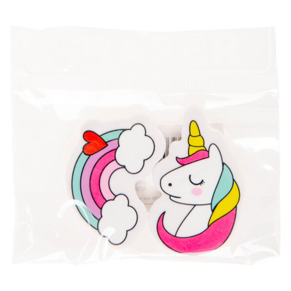 Duckiez gomme licorne et arc-en-ciel