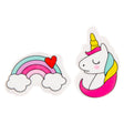 Duckiez gomme licorne et arc-en-ciel