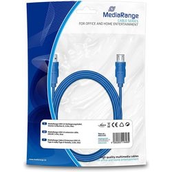Gamme de supports de câbles mrcs145 bleu