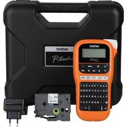 Imprimante d'étiquettes brother pte110vpzg1 orange, noir