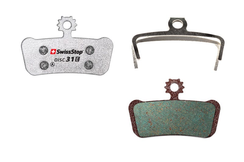 Swissstop - jeu de plaquettes de frein disque 31 e - avid, elixr, sram guide
