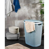Keeper boîte à linge arne bleu 57l