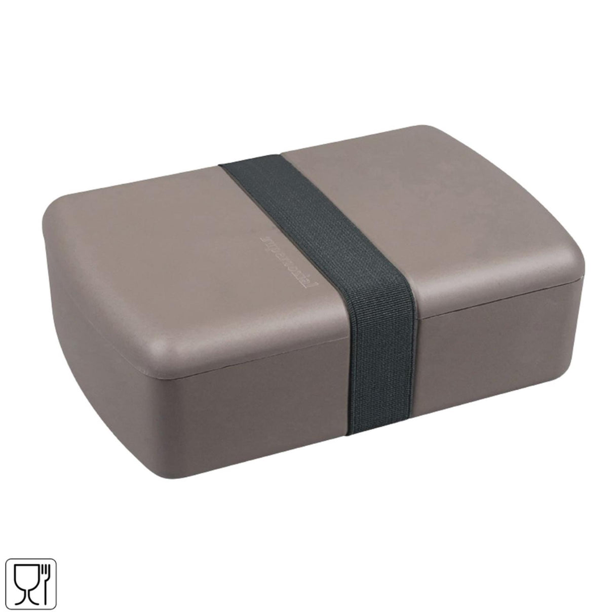 Zuperzozial boîte à pain time-out marron 19x12,5x6cm