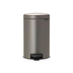 Poubelle Brabantia newicon - 12 litres - platine