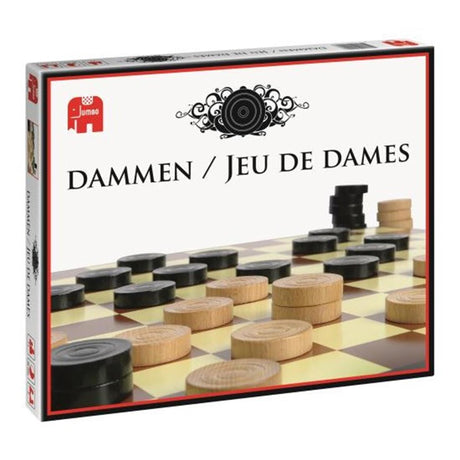 Damier de dames géantes avec des pierres