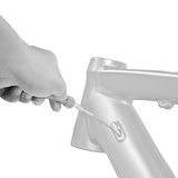 Guide-câble rétractable M-wave Tools, orange