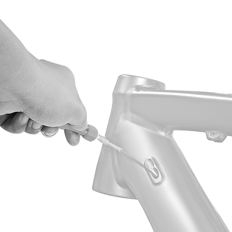 Guide-câble rétractable M-wave Tools, orange