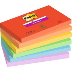 Post-it super sticky notes 655-6ss-play multikleur