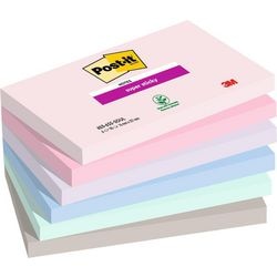 Bloc mémo Post-it 3m 655-6ss 76x127mm âme
