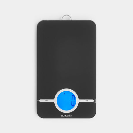 Brabantia savoureux+ balance de cuisine numérique - alimentée par batterie - gris foncé
