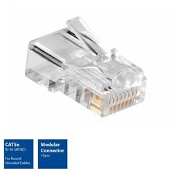 ACT MODULAR CAT5E RJ-45 Connecteur (10 pièces), Bag Zip