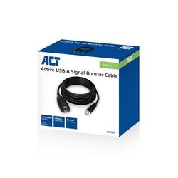 Câble booster USB acte noir ac6105