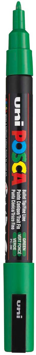 Posca uni marqueur peinture uni 3m vert foncé