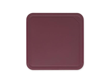 Brabantia savoureux+ planche à découper 25x0,8x25 cm rouge aubergine