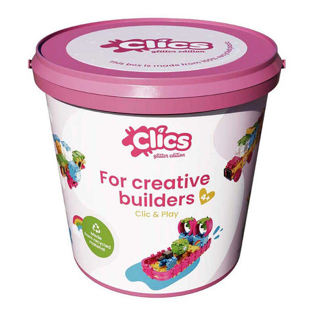 Blocs de construction Clics - jeu de construction à paillettes 8 en 1
