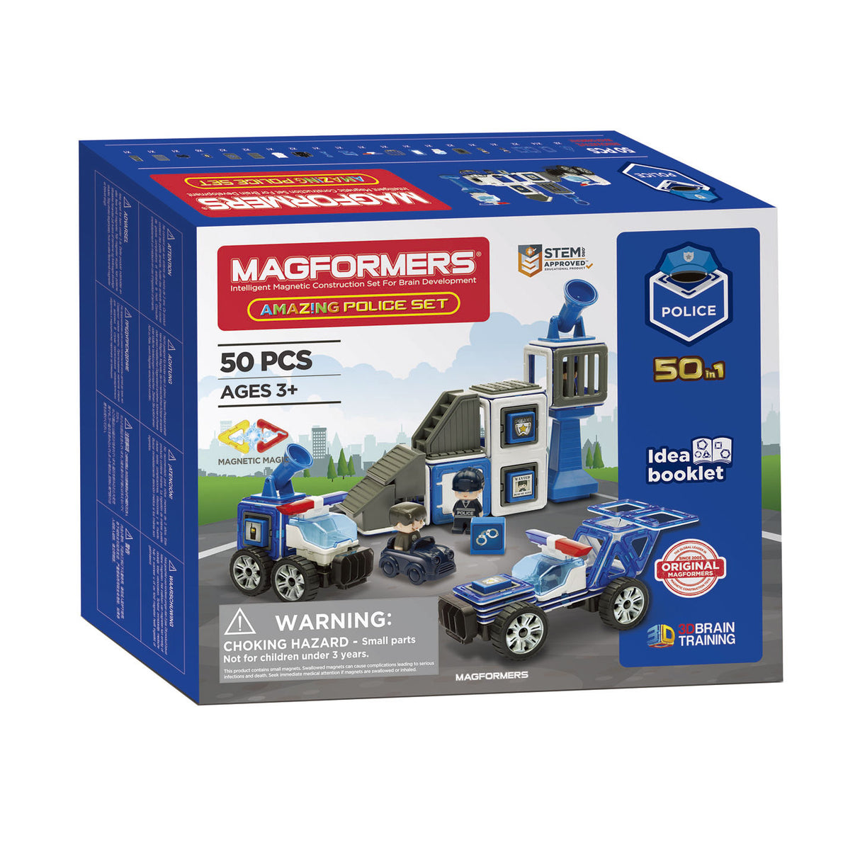 Magformers S.T.E.M. Erstaunliche Polizei, 50dlg.